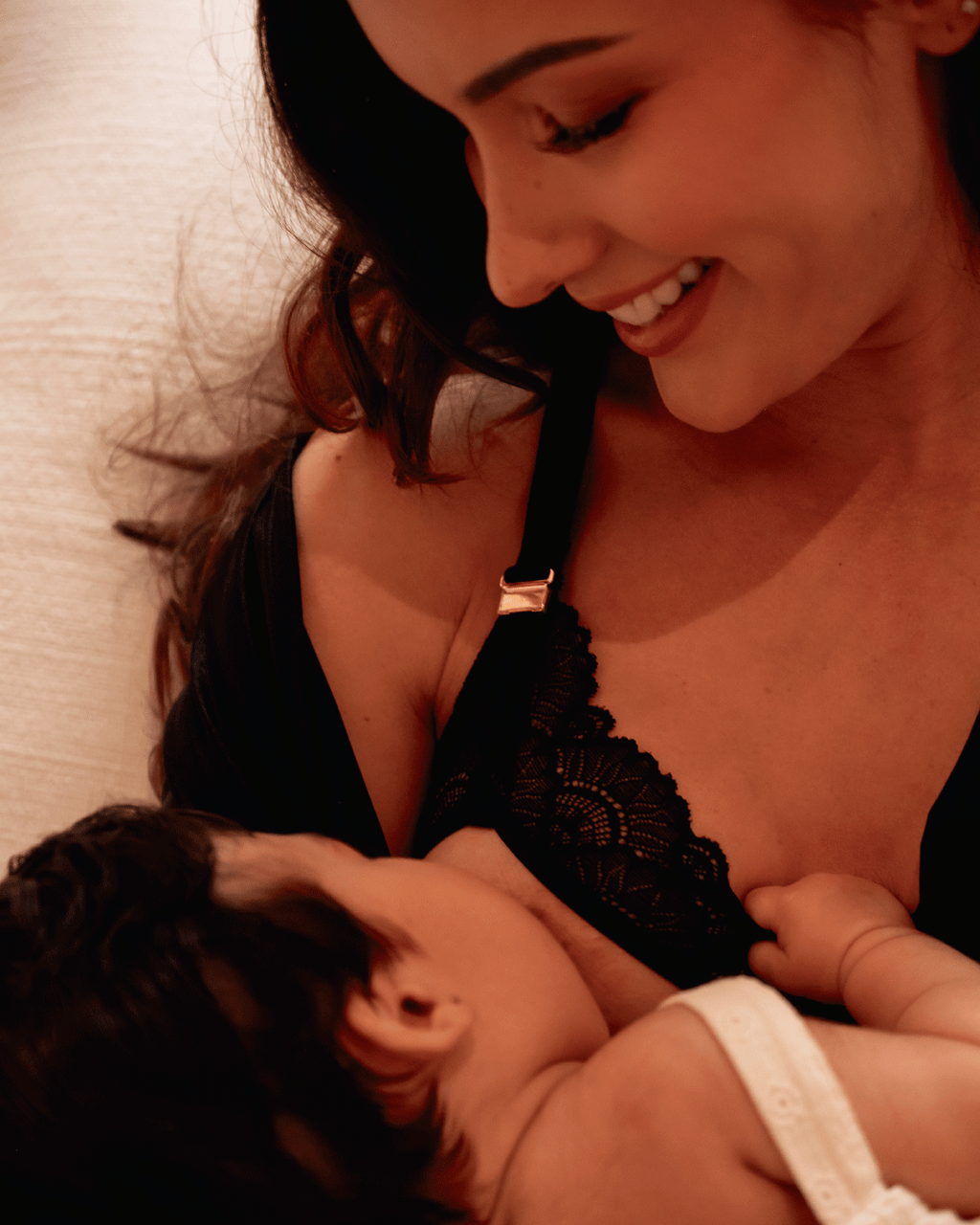 Bralette lactancia - EMMA Negro