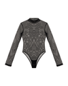 Body en malla - SELMA NEGRO