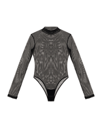 Body en malla - SELMA NEGRO