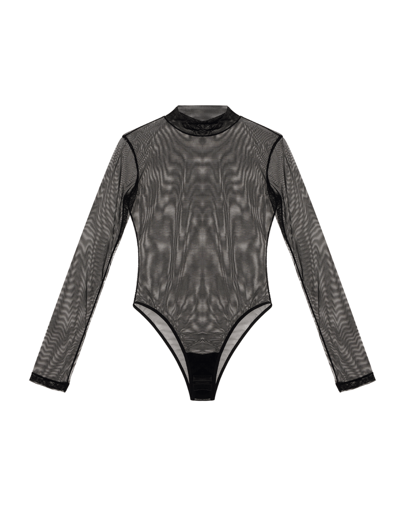 Body en malla - SELMA NEGRO