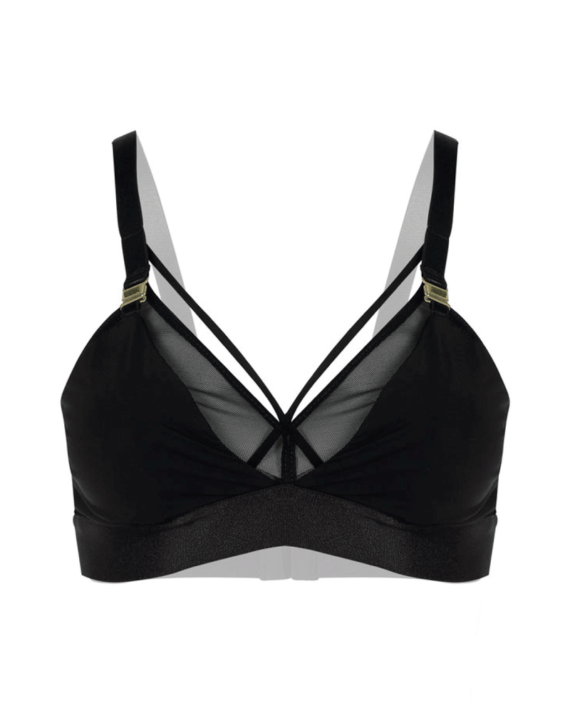 Bralette lactancia - MÁGICA Negro