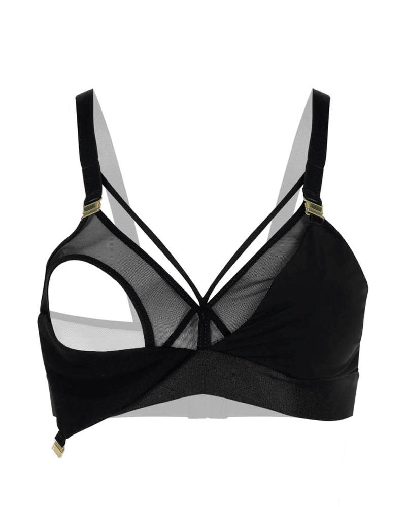 Bralette lactancia - MÁGICA Negro