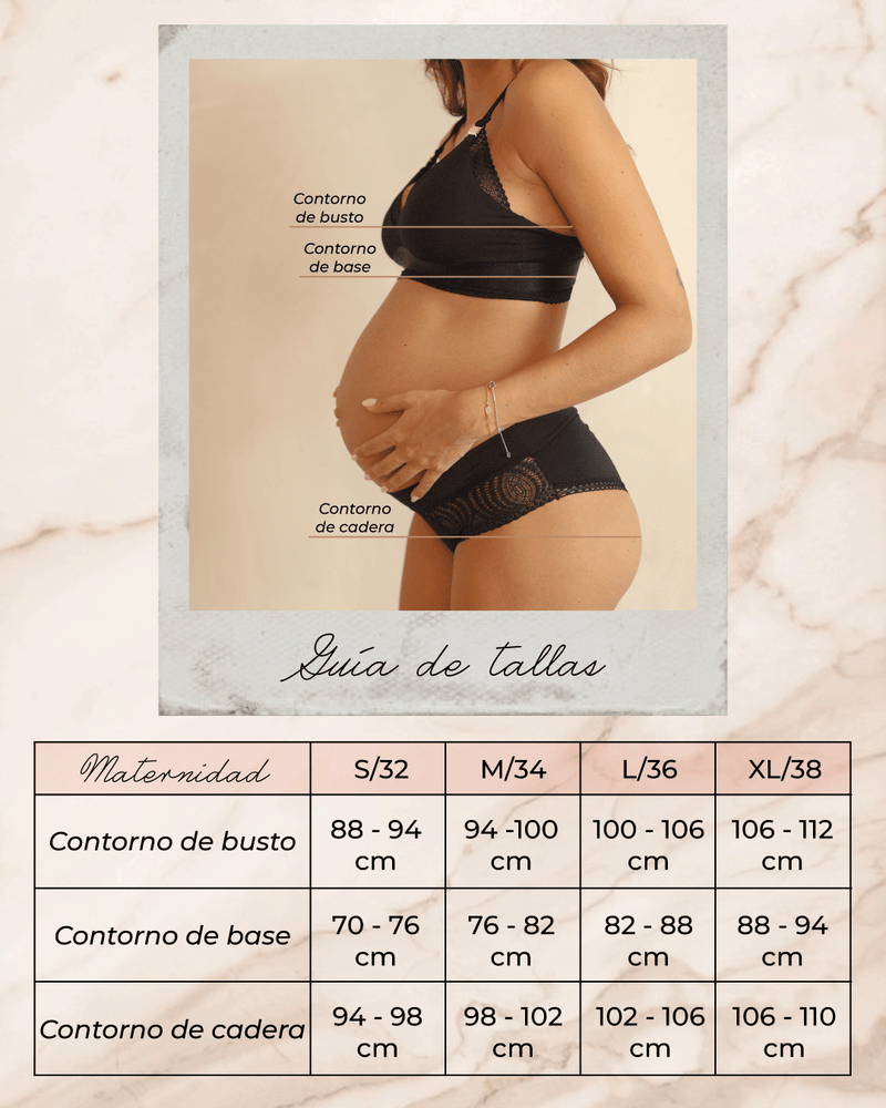 Bralette lactancia - MÁGICA Negro