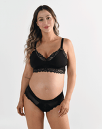Bralette lactancia - ZOE Negro