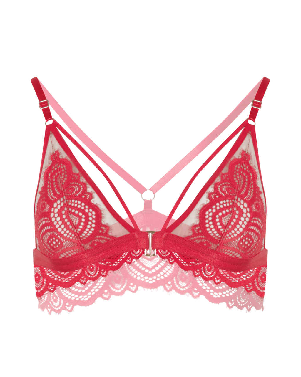 Bralette en encaje - DOMINICA ROJO