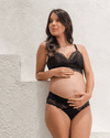 Bralette lactancia - MALVA Negro
