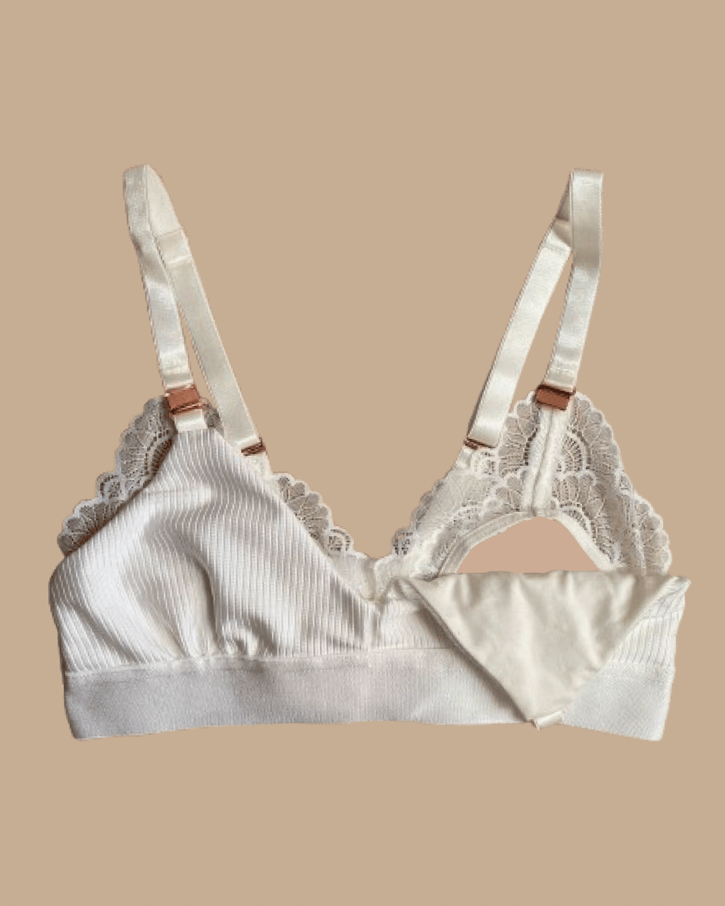 Bralette lactancia - PERLA Blanco