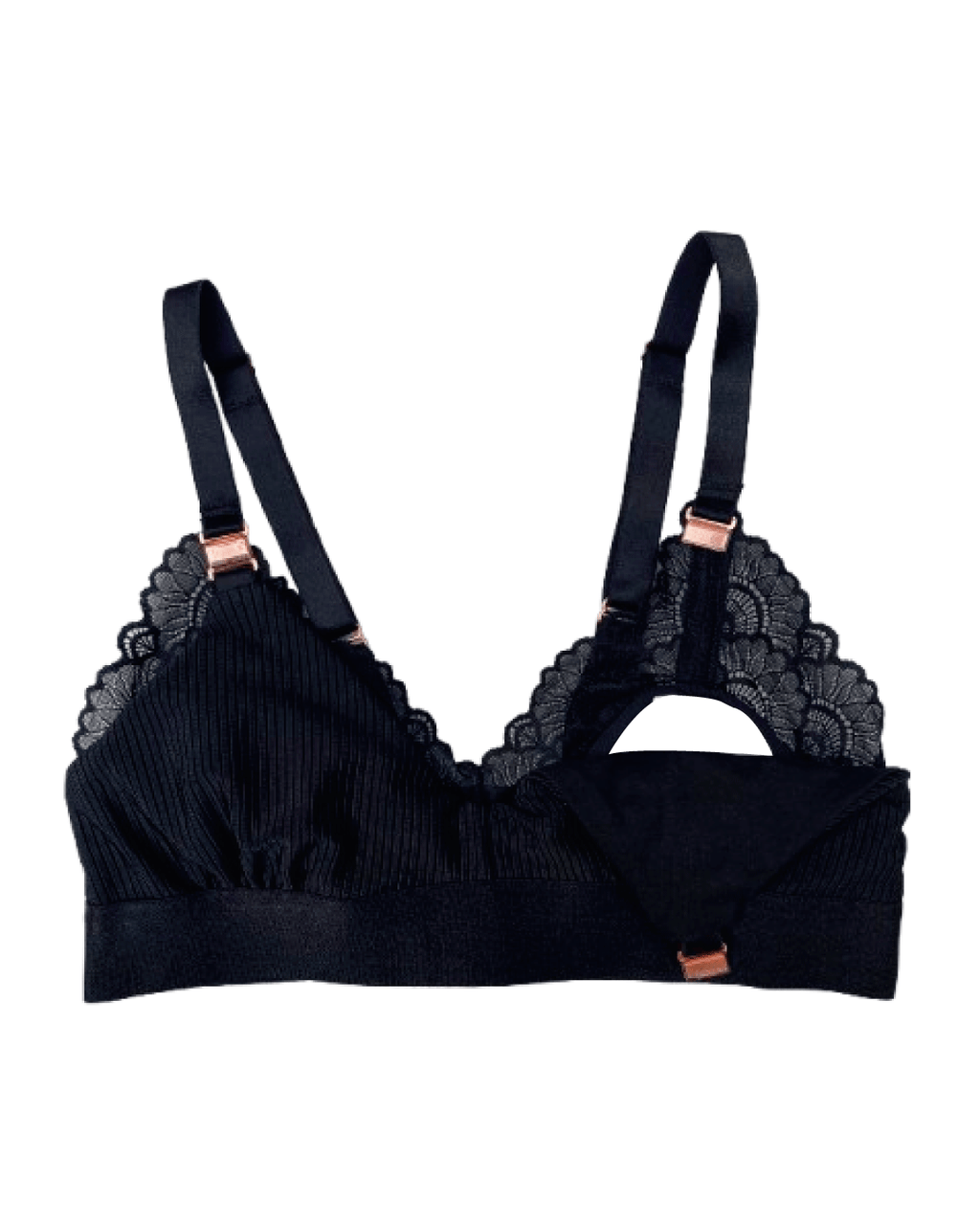 Bralette lactancia - PERLA Negro