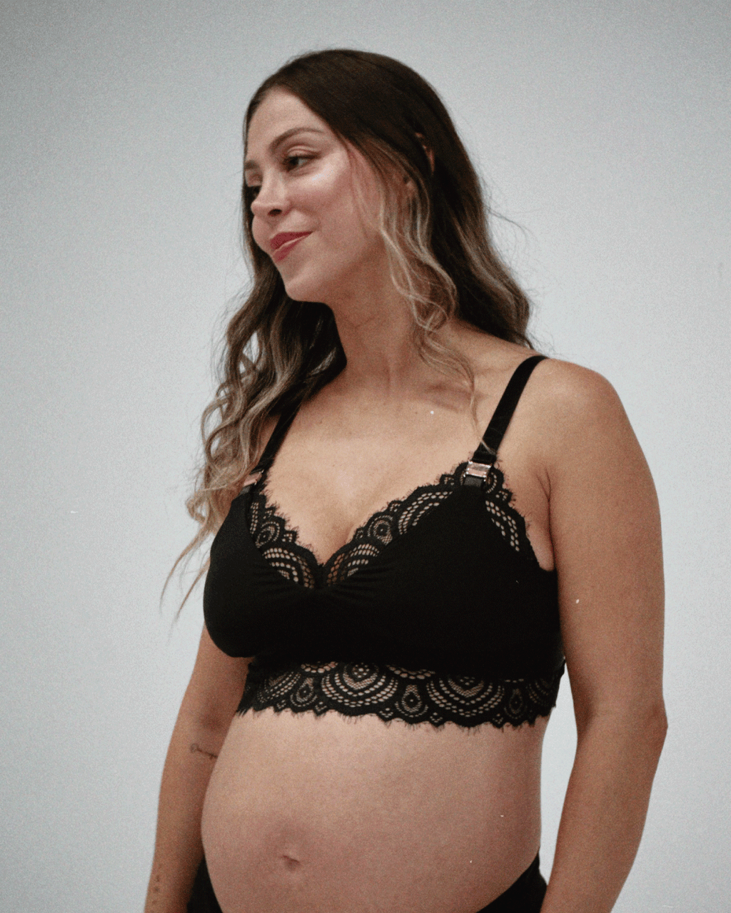 Bralette lactancia - ZOE Negro