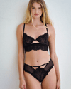 Panty tanga - BARDOT NEGRO