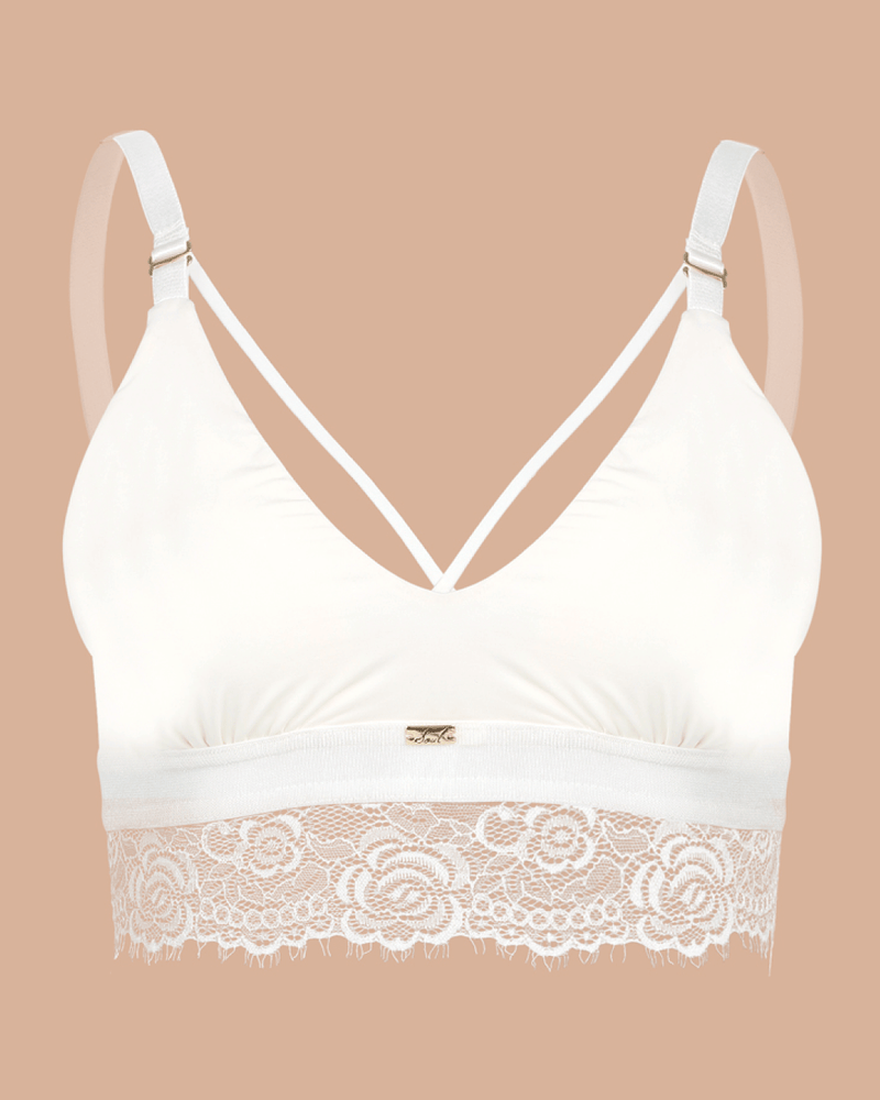 Bralette lactancia - ESSENTIAL MARFIL