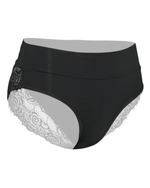 Panty cachetero tiro alto - ESSENTIAL NEGRO