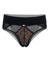 Panty tiro alto - FEELINGS NEGRO