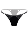 Panty tanga hilo - LUXE PLATEADO