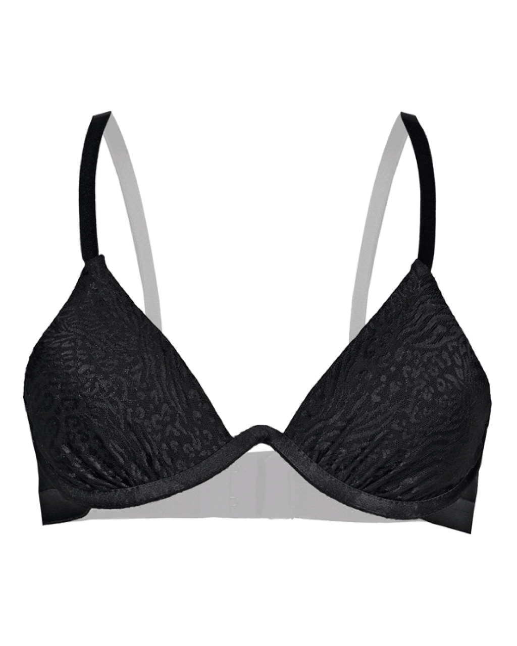 Bra animal print - PLATONIC NEGRO