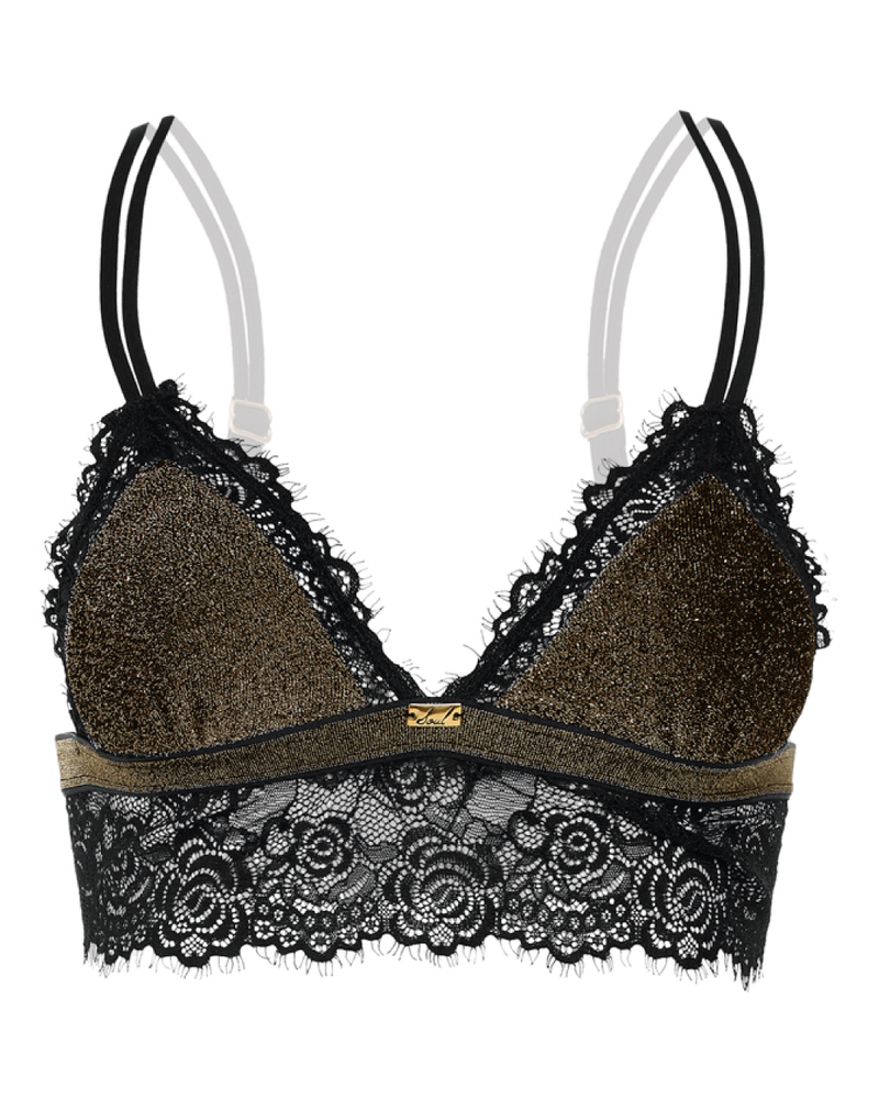 Bralette lurex - LUXE DORADO