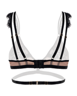 Bralette con arnés - FIRE NEGRO
